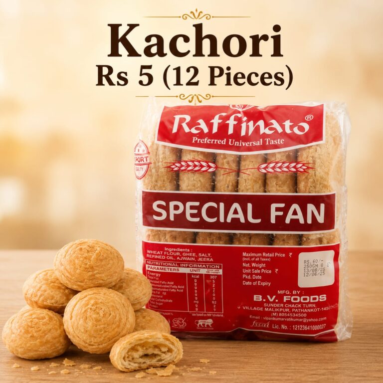 Kachori : Crispy northern delight (12 Pieces)
